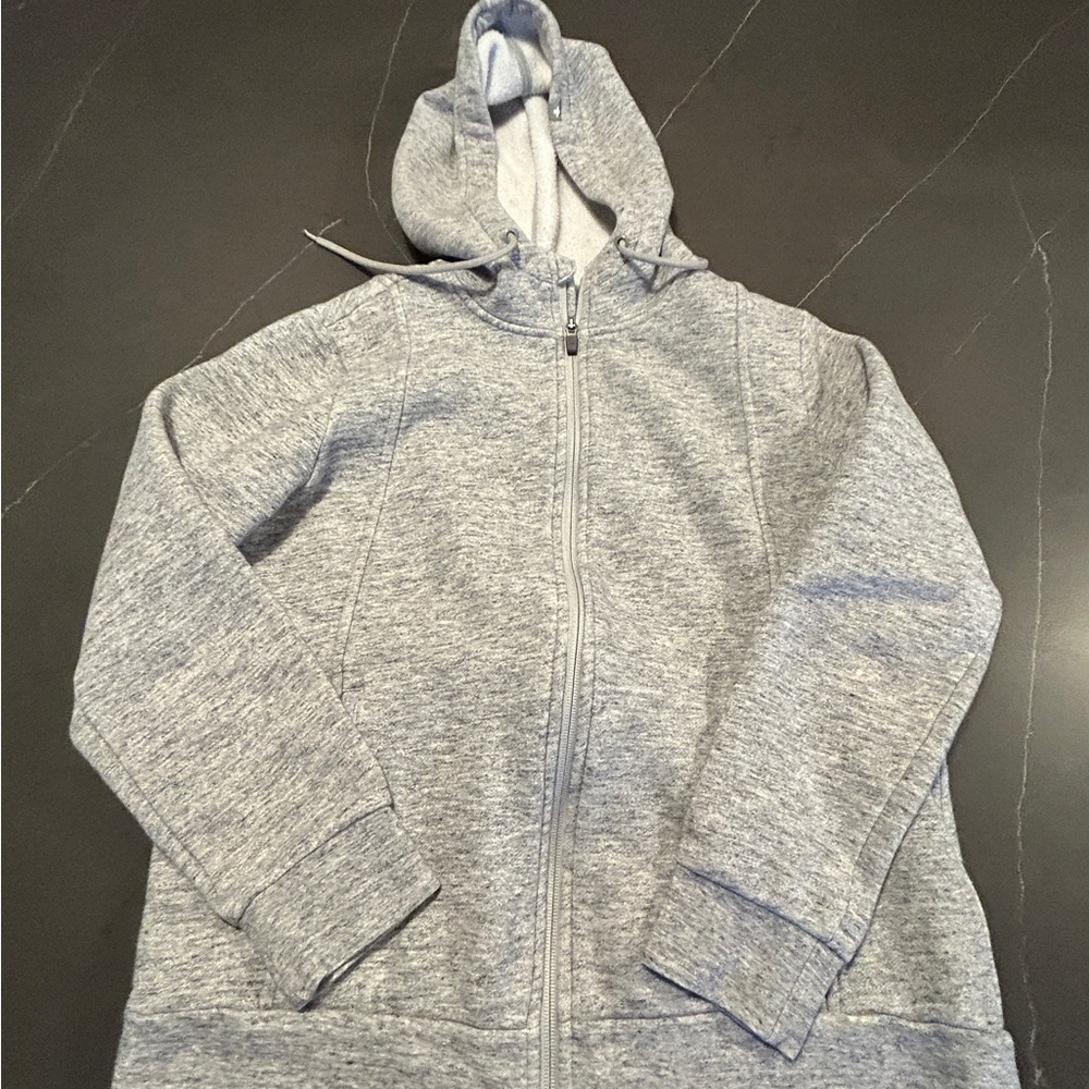 FIGS hooded full zip sweatshirt.